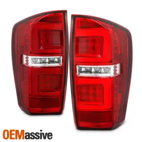 5-111-TT16-LED-RC OEMASSIVE Tube Tail Brake Lights Left Right