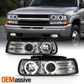 5-444-CS99-HL-C OEMASSIVE Led Halo Projector Headlights Chevy