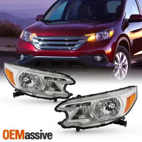 5-HD-JH-HCRV12-AM-C OEMASSIVE Halogen Headlights Housing Crv