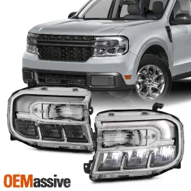 5-PRO-JH-FMAV22-OEP-LED-BK OEMASSIVE Drl Headlights Ford