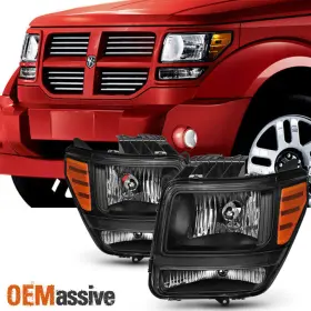 55157224AD OEMASSIVE Headlights Left Right Dodge Nitro