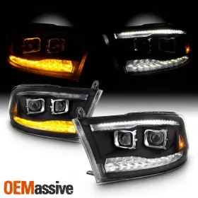 55277409AD OEMASSIVE Led Drl Dual Projector Headlights Lamps #2