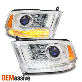 B0909A OEMASSIVE Led Drl Projector Headlight Dodge Ram #2