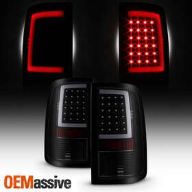 68093081AC OEMASSIVE Smoked Led Drl Tube Tail Lights Set Ram