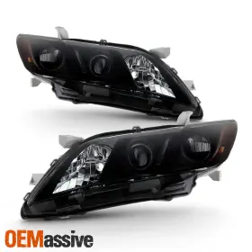 TO2503197 OEMASSIVE Halogen Smoked Headlights Left Right