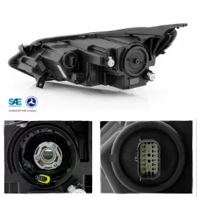 84258448 OEMASSIVE Halogen Led Tube Drl Headlight Passenger #2