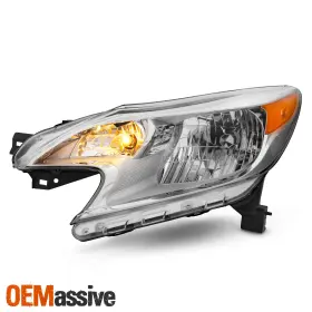 Oemassive 9-e1nvn14mcd For 2014-2016 Nissan Versa Note Chrome Headlight Headlamp Driver Left Side 14-16