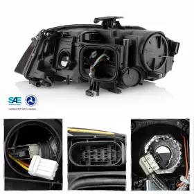 AU2503146 OEMASSIVE Hid Xenon Projector Headlights Right A4 #3