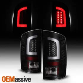 B0902C0B0906C OEMASSIVE Led Bar Tail Lights Smoked 1500 2500