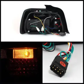 BM2808104 OEMASSIVE Smoked Jdm Led Tail Lights Lamp Left E36 #2