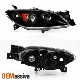 BN8P-51-0K0D OEMASSIVE Halogen Projector Headlights Mazda #3