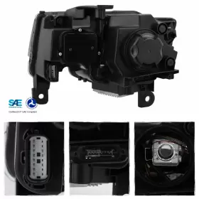 CH2502300 OEMASSIVE Hid Bezel Headlamp Passenger Led Drl Jeep #3