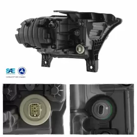 CH2502344 OEMASSIVE Bezel Projector Headlight Driver Halogen #3