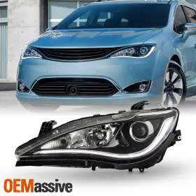 Oemassive Ch2518153 For 2017-2020 Chrysler Pacifica Halogen With Led Drl Quad Lamp Headlight Driver