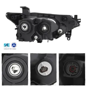 DS806-B001L OEMASSIVE Halogen Headlight Driver Left Nissan #3