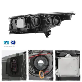 FO2502351 OEMASSIVE Halogen Projector Bezel Headlamp Left Led #3