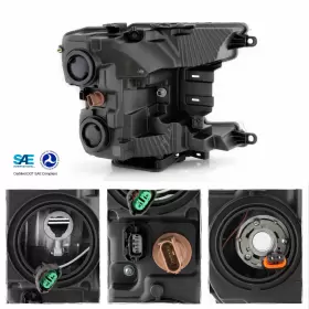 FO2502372 OEMASSIVE Halogen Headlight Driver Left F150 Ford #3
