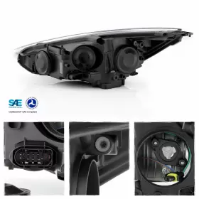 FO2503338 OEMASSIVE Halogen Headlight Led Drl Tube Passenger #3