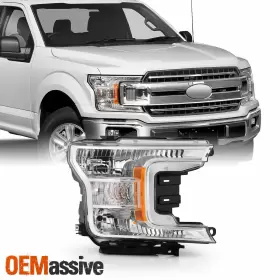 FO2503372 OEMASSIVE Halogen Headlight Passenger F150 Ford
