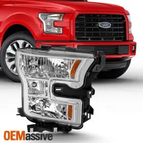GL3Z13008A OEMASSIVE Passenger Right Halogen Headlight F150