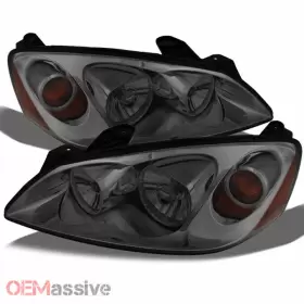 GM2502255 OEMASSIVE Ponitac Amber Smoked Headlights Headlamps