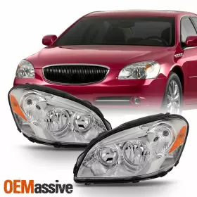 GM2502277 OEMASSIVE Cxs Cxl Headlights Lh Rh Buick Lucerne