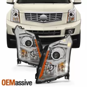 GM2502345 OEMASSIVE Halogen Projector Headlights Lamps Srx
