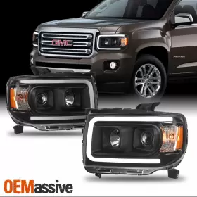 GM2502412 OEMASSIVE Rh Lh Led Bar Drl Housing Projector Gmc