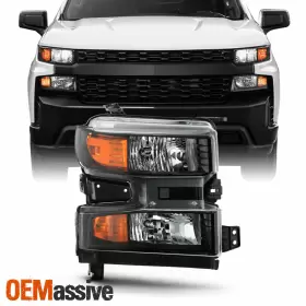 GM2503491 OEMASSIVE Halogen Led Headlamp Passenger 1500 Chevy