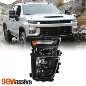 GM2503504 OEMASSIVE Halogen Headlamp Passenger 2500 Wt