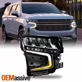 GM2503511 OEMASSIVE Led Headlights Passenger Chevy Tahoe