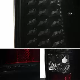 GM2800173 OEMASSIVE Smoked Led Tail Lights Silverado Sierra #2