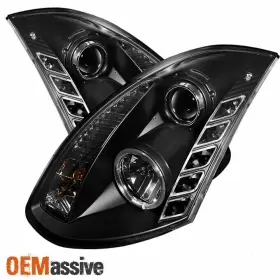 IN2503123 OEMASSIVE Jdm Halo Projector Headlights Drl Led G35