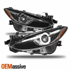 MA2503144 OEMASSIVE Led Halo Rim Projector Headlights Mazda #2