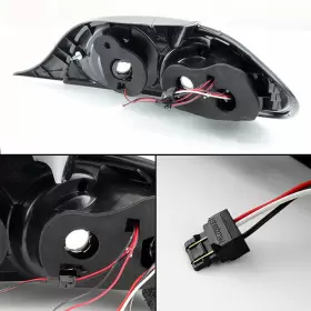 MA2818114 OEMASSIVE Jdm Dual Round Led Tail Light Rear Brake #3