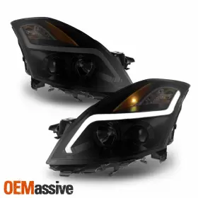NI2502166 OEMASSIVE Led Light Tube Projector Headlight Smoked #2
