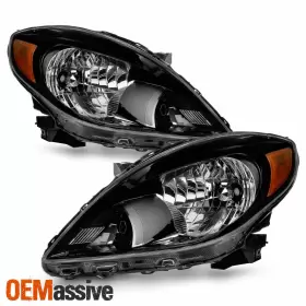 NI2502207 OEMASSIVE Halogen Headlights Left Right Nissan #2