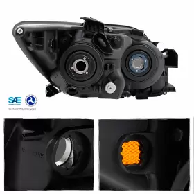 SC2502101 OEMASSIVE Smoked Headlights Headlamps Tc Scion #2