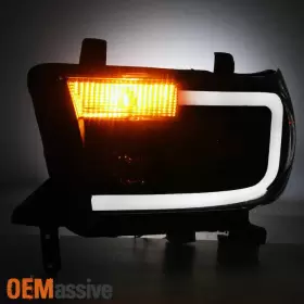TO2502171 OEMASSIVE Smoked Led Tube Projector Headlight #3