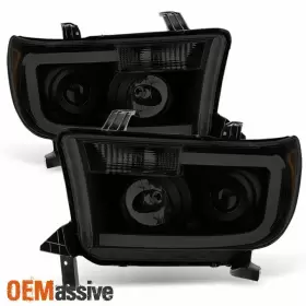 TO2502171 OEMASSIVE Smoked Led Tube Projector Headlight