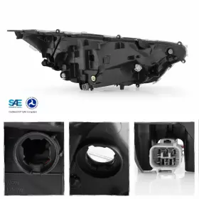 TO2502274 OEMASSIVE Xle Xse Bezel Led Headlights Left Toyota #3