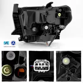 TO2503263 OEMASSIVE Tube Bar Led Smoked Headlamp Passenger #3