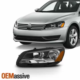 VW2502148 OEMASSIVE Halogen Driver Left Headlights Vw Passat