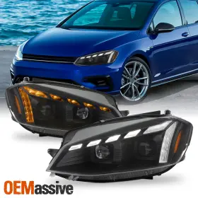 VW2502177 OEMASSIVE Projector Headlights Led Drl Signal MK7