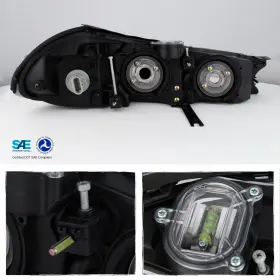 XS2Z13008AA OEMASSIVE Contour Headlights Headlamps #2