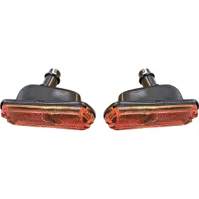 Oer Authorized C1712 1963 Impala Bel Air Biscayne Park Lamp Assemblies Amber Lens Lh And Rh Oer Authorized C1712 1963 Impala Bel Air Biscayne Park Lamp Assemblies Amber Lens Lh And Rh
