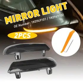 XPD-KDM-73551 OXILAM Car Mirror Led Turn Signal Light Amber