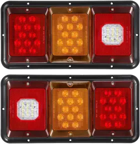 0556615635 PARTSAM Led Triple Tail Lights Rectangle Vertical