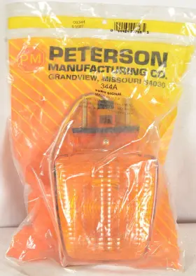 344A PETERSON Double Turn Light Marker Amber Park