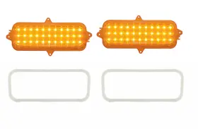 HR0311 PIRATE MFG Led Parking Lights Gaskets Amber Chevy